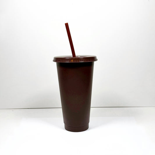 24oz Chocolate Brown Cold Cup